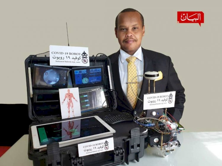 مهندس بجامعة عجمان يبتكر روبوتاً يرصد مصابي كورونا عن بعد